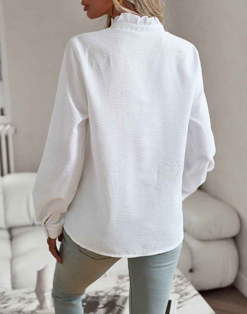 Warszawska™ | Elegancka Bluzka w Paski