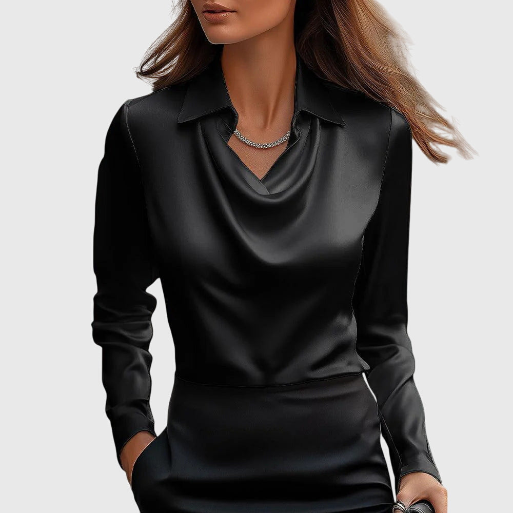 Warszawska™ | Elegancka Bluzka Satynowa