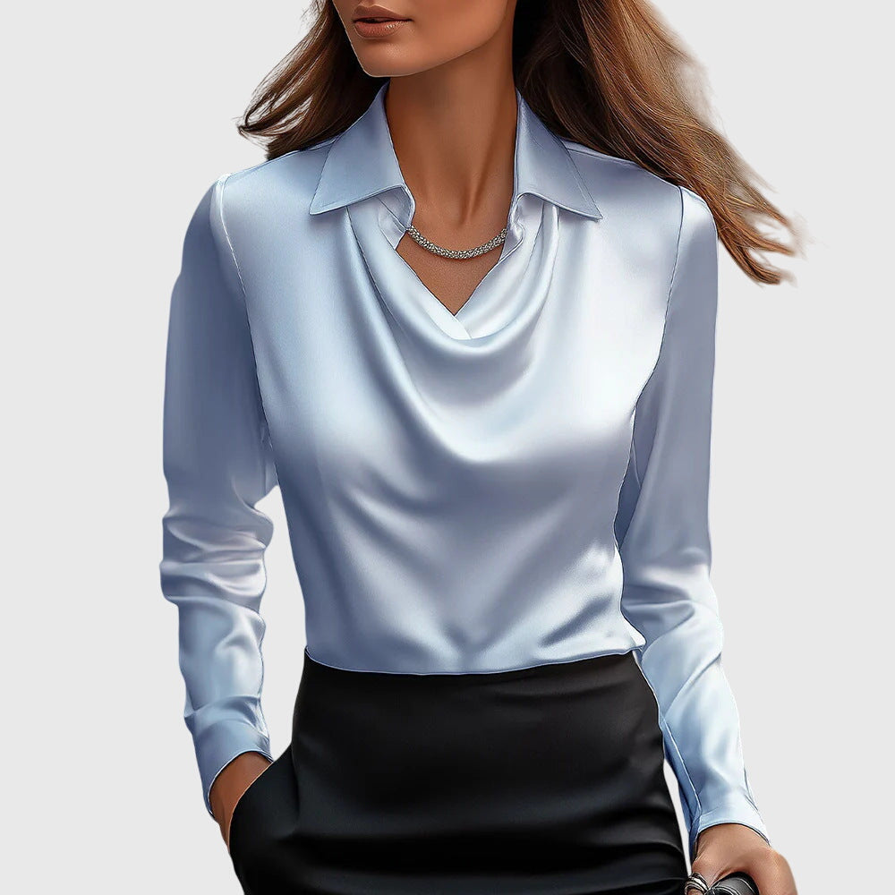 Warszawska™ | Elegancka Bluzka Satynowa
