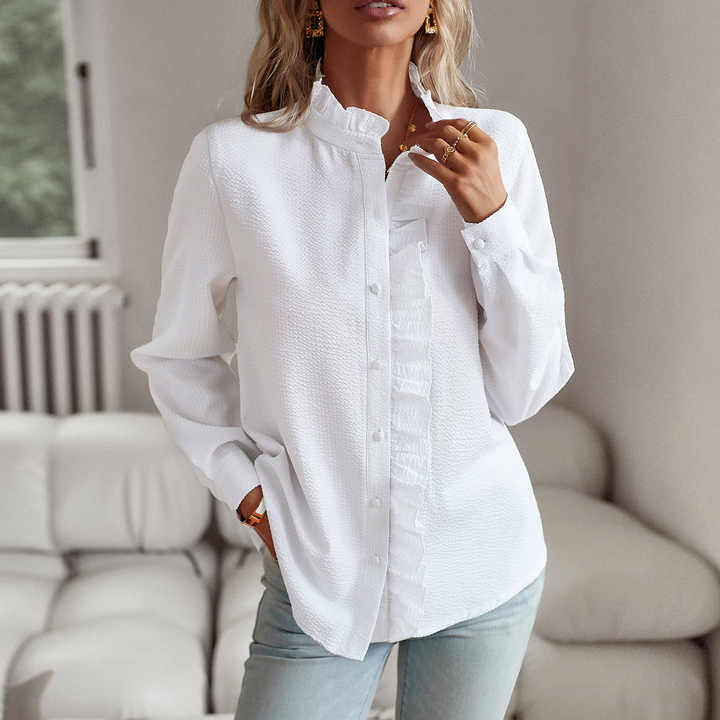Warszawska™ | Elegancka Bluzka w Paski